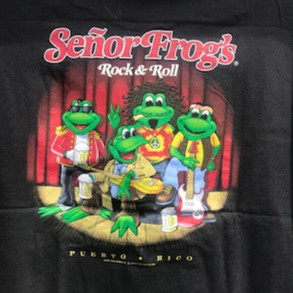Senor Frog Puerto Rico . Size: Extra Large {46-48} Leisure Tee Shirt - Picture 2 of 5